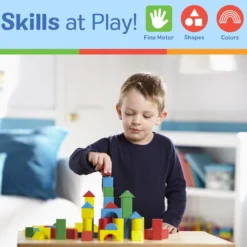 100-Piece Wood Blocks Set
