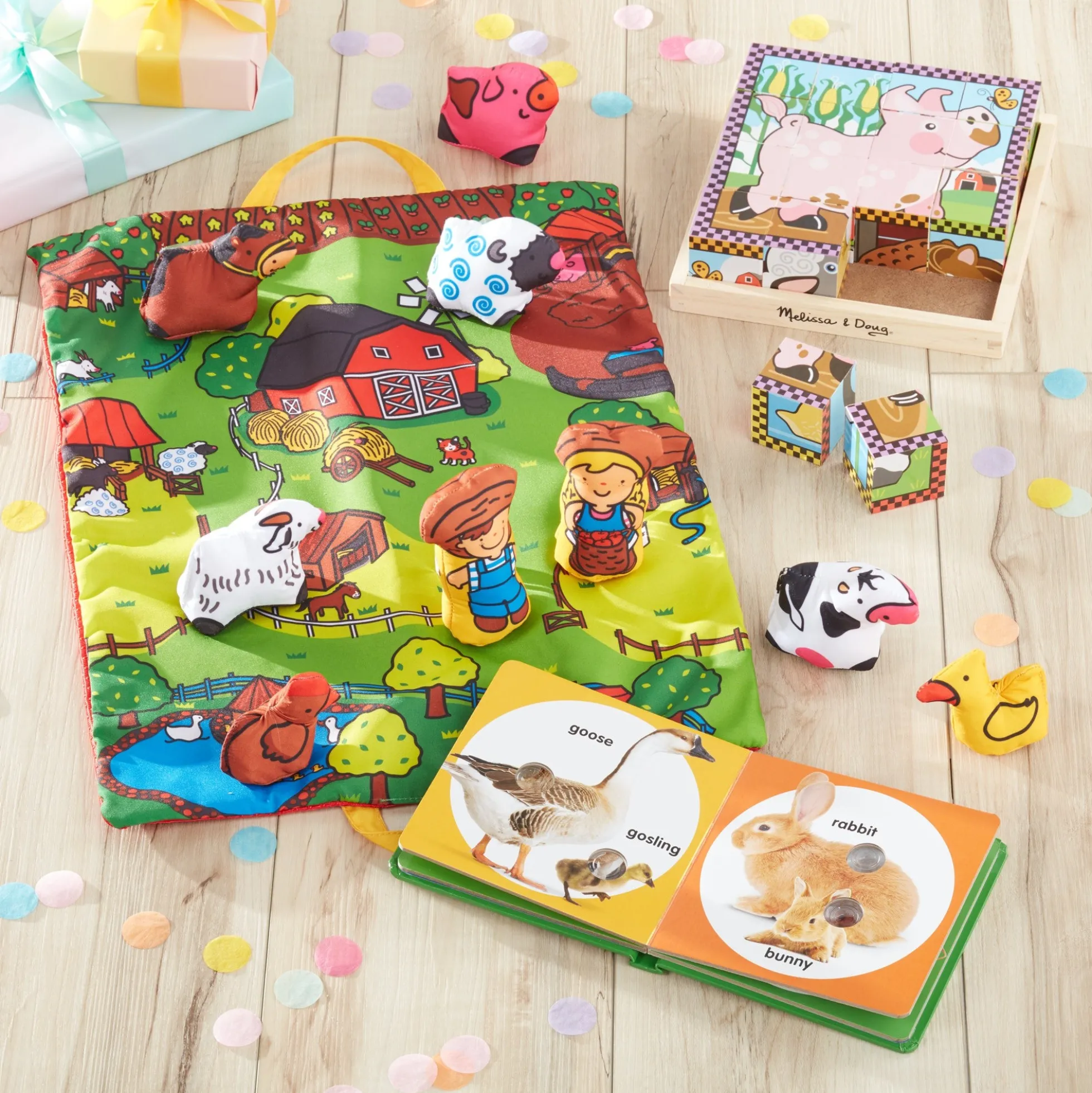 Poke-a-Dot: Farm Animal Families Board Book