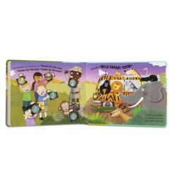 Poke-a-Dot: The Wheels on the Bus Wild Safari Board Book