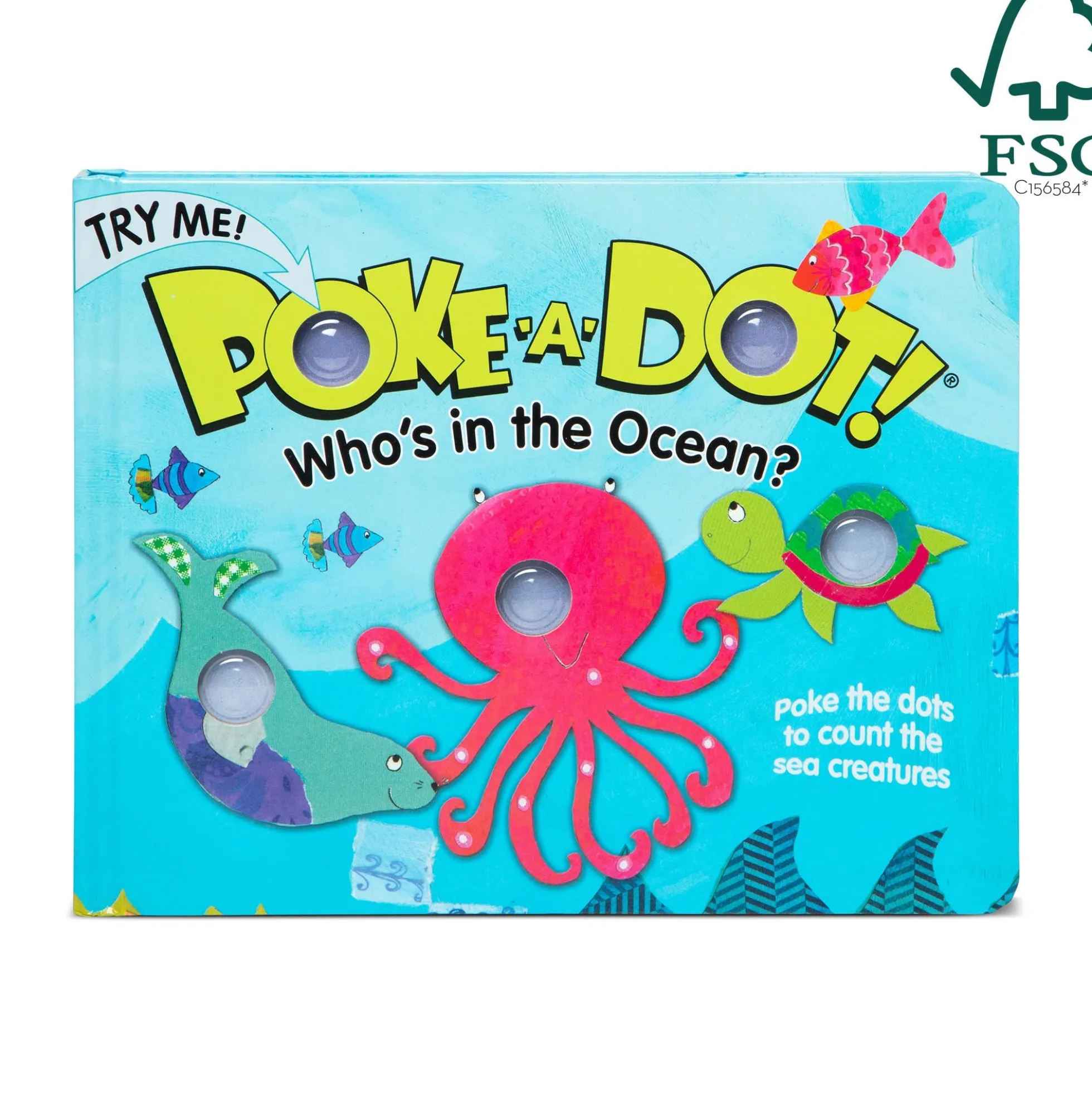 Poke-a-Dot: Who’s in the Ocean? Board Book