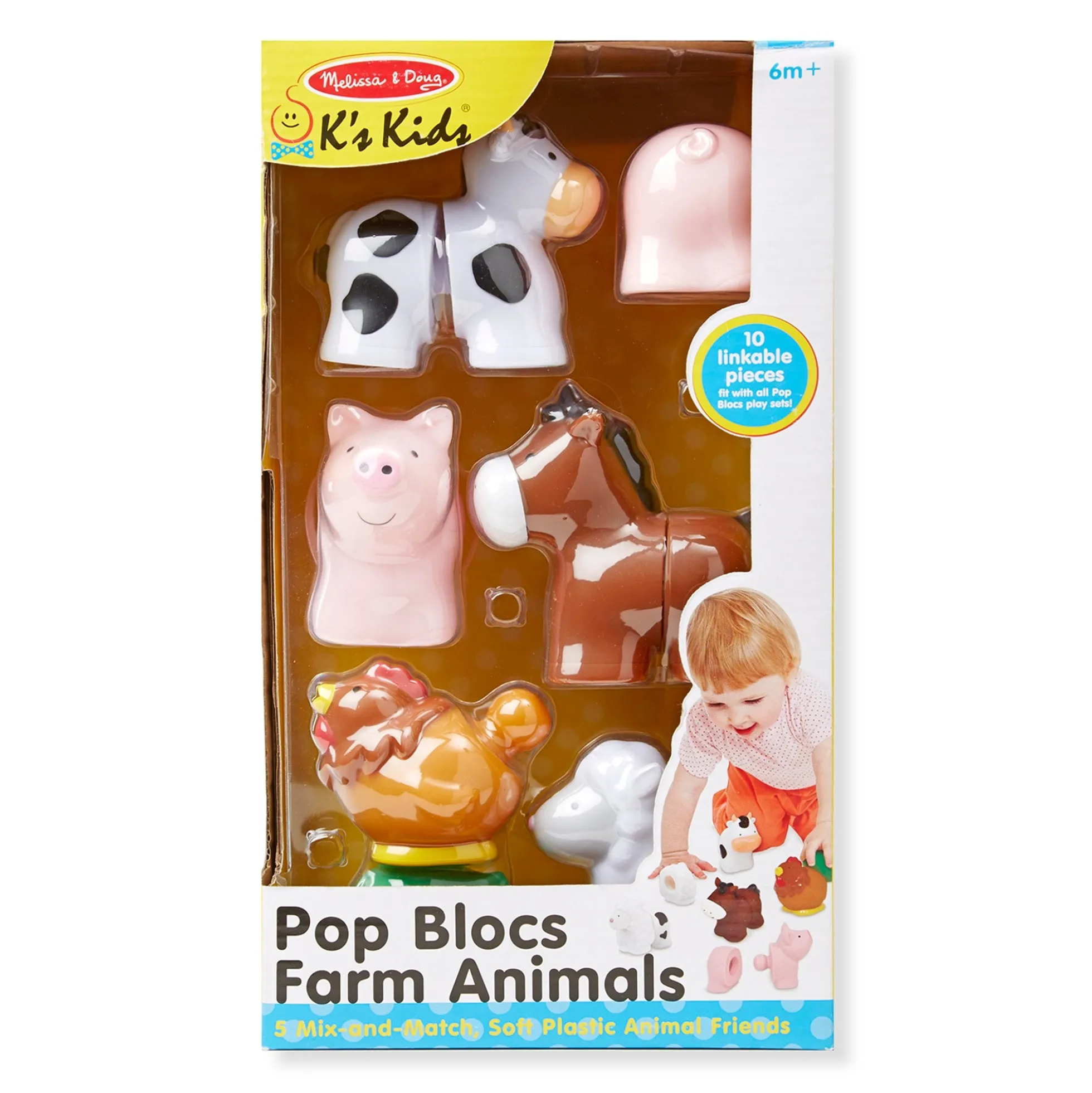 Pop Blocks Farm Animals