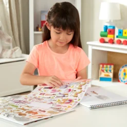 Princess, Fairy, Animals & More Coloring and Sticker Pad Bundle