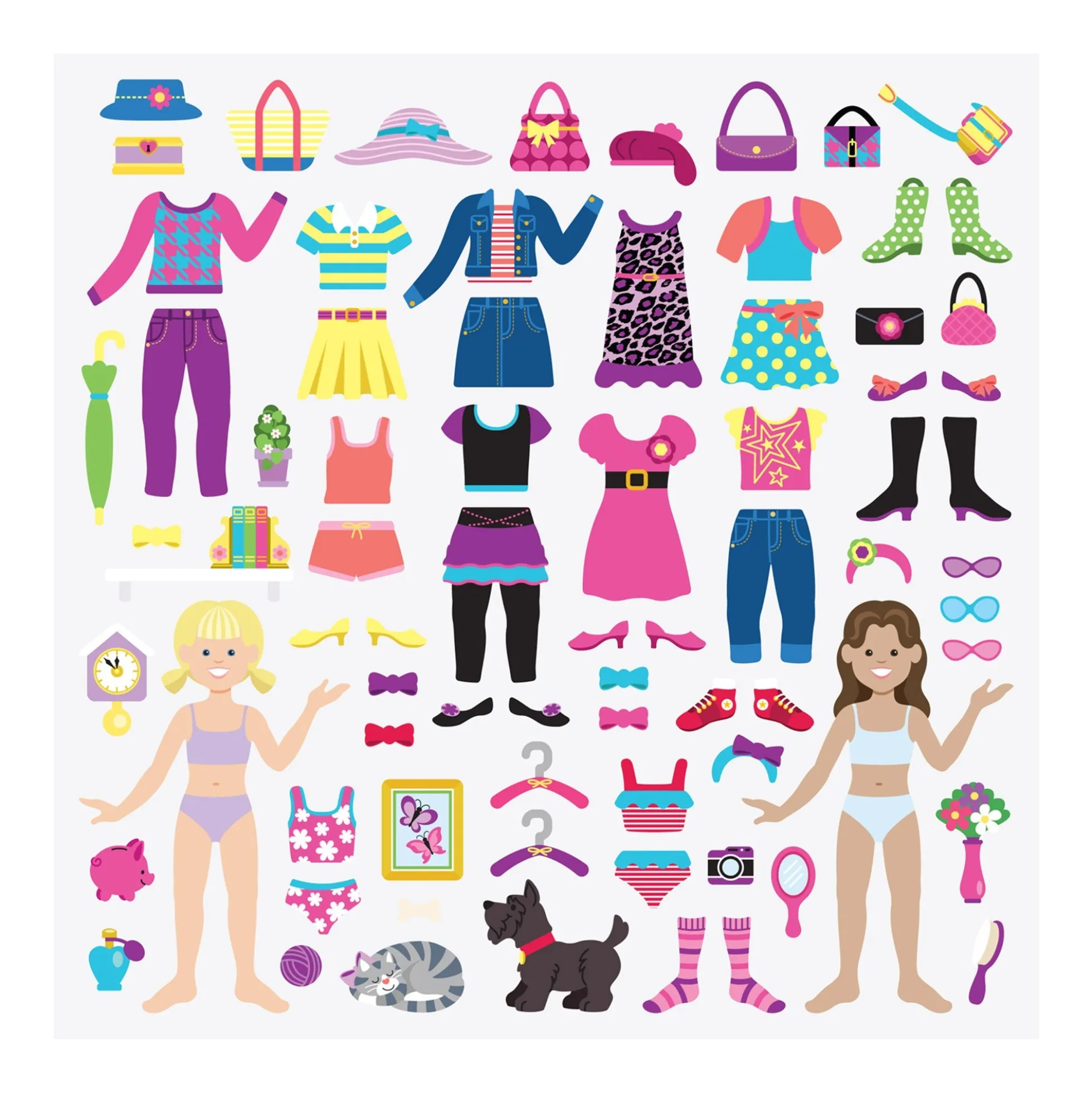 Puffy Sticker Activity Book - Dress-Up