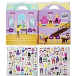 Puffy Sticker Activity Book - Day of Glamour