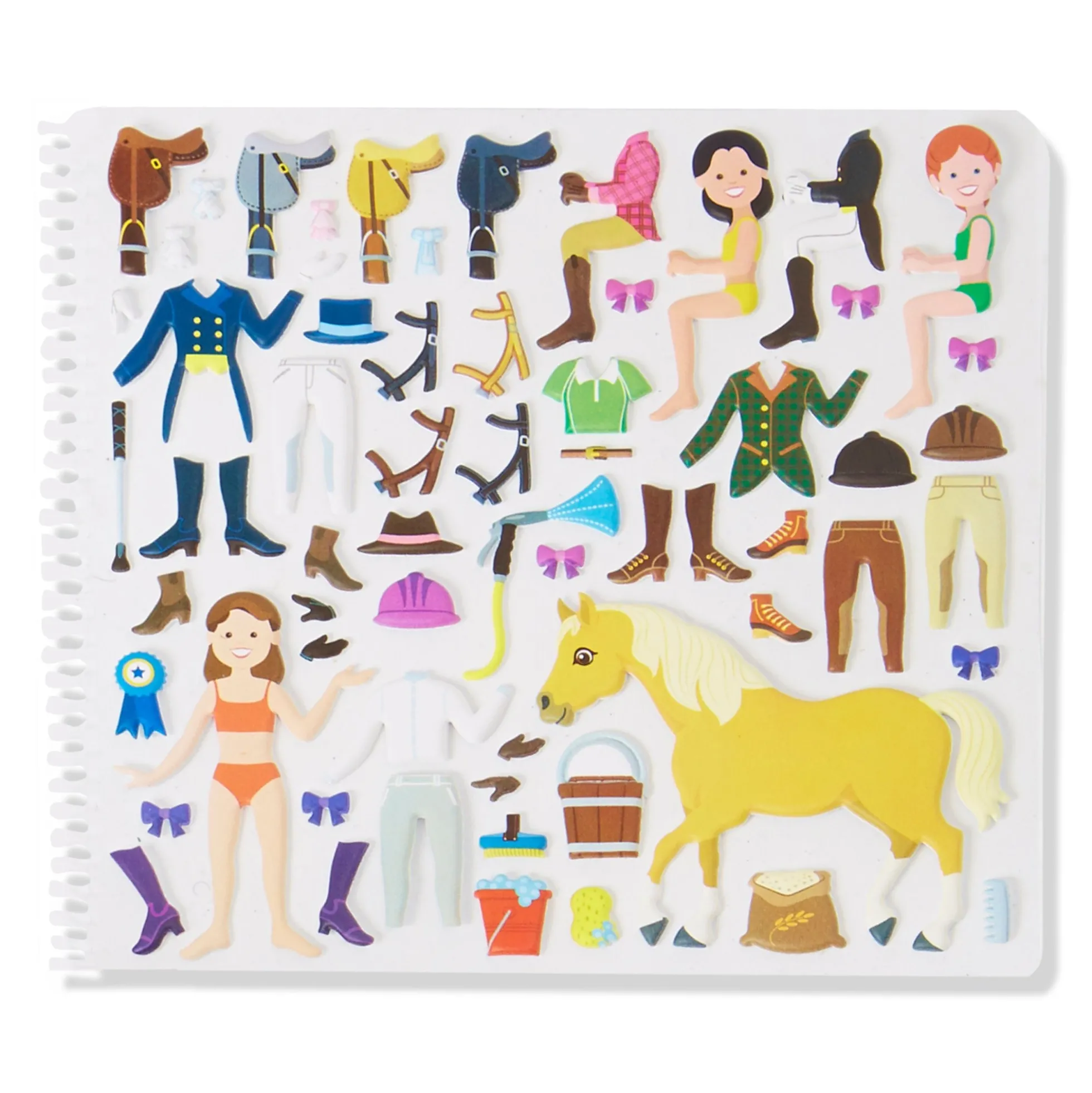 Puffy Sticker Activity Book - Riding Club