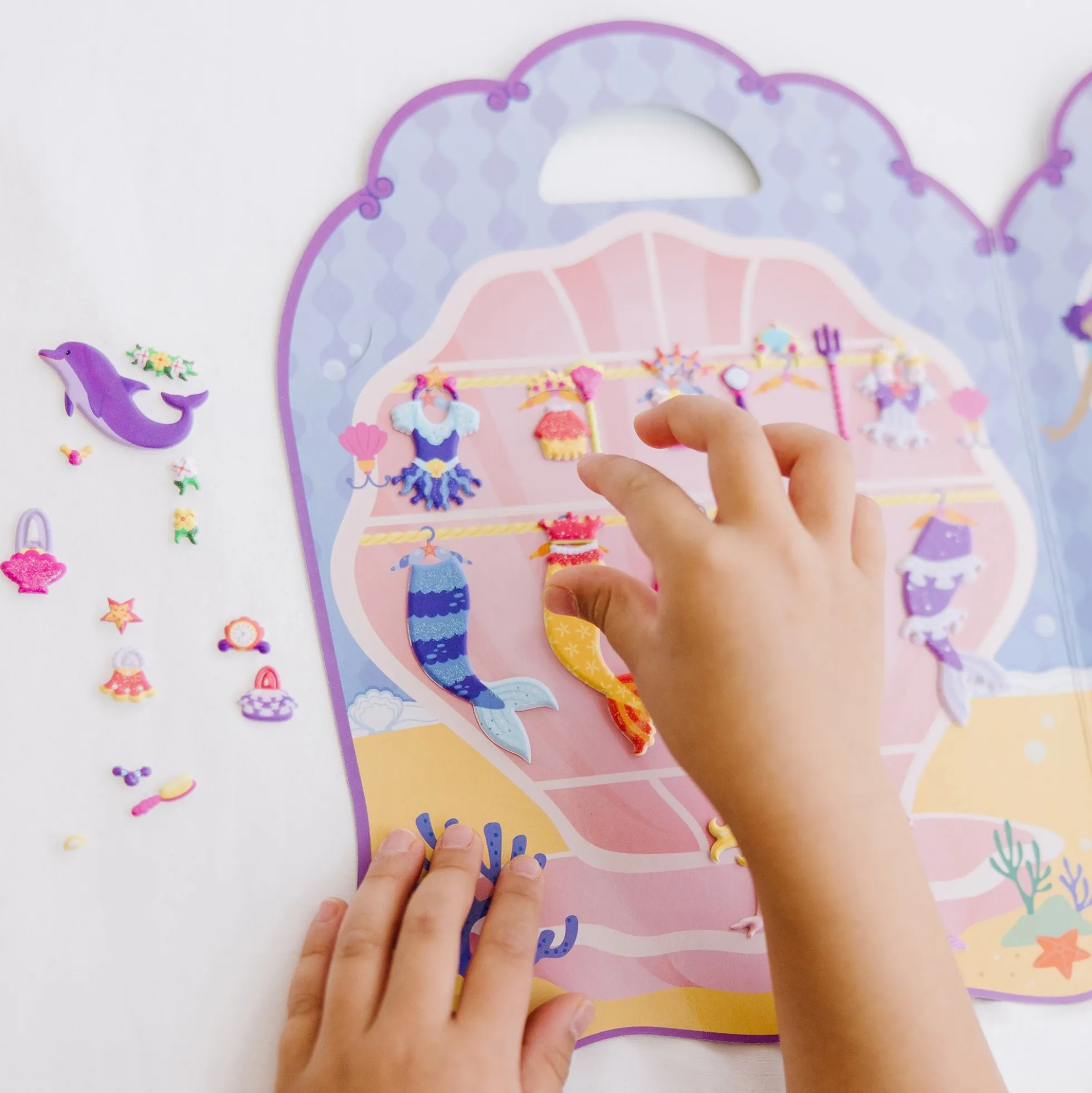 Puffy Sticker Play Set - Mermaid