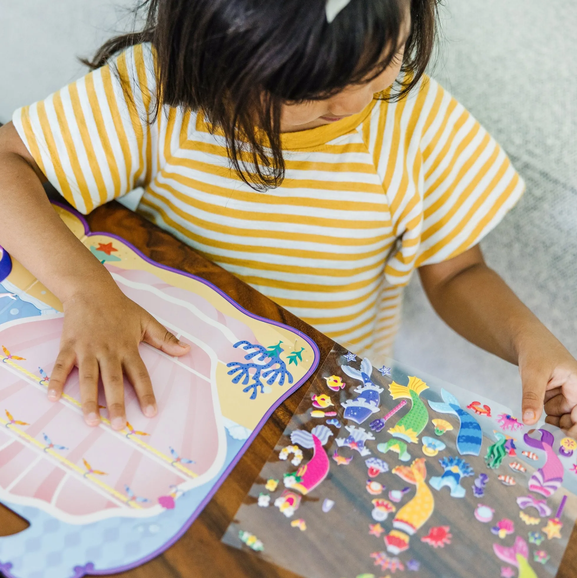 Puffy Sticker Play Set - Mermaid