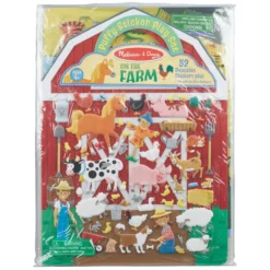 Puffy Sticker Play Set 3-Pack: On the Farm, Safari, Chipmunk House