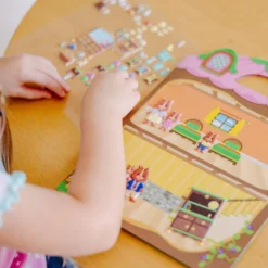 Puffy Sticker Play Set 3-Pack: On the Farm, Safari, Chipmunk House