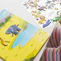 Puffy Sticker Play Set 3-Pack: Safari, Dinosaur, Ocean