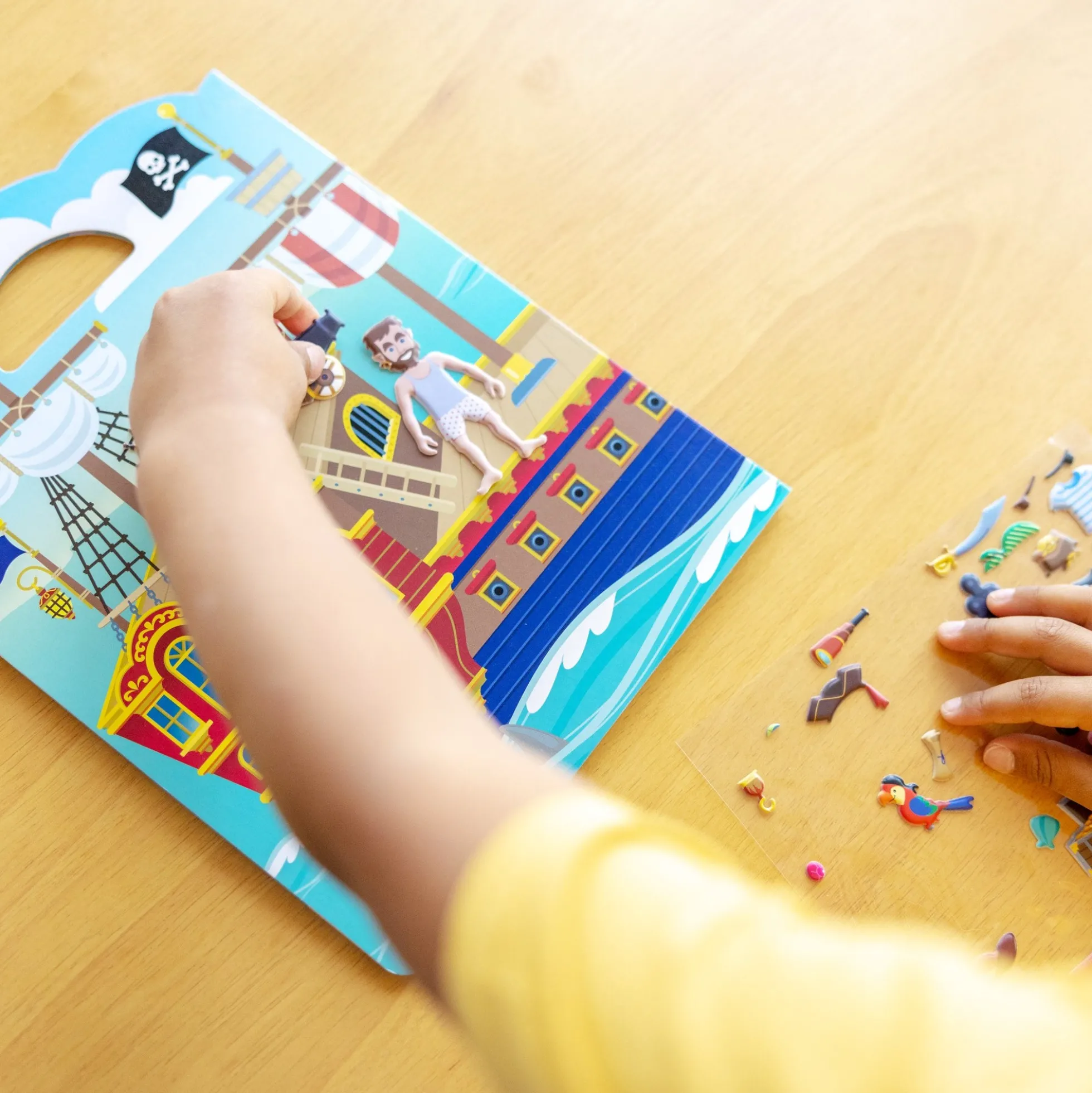 Puffy Sticker Play Set - Pirate