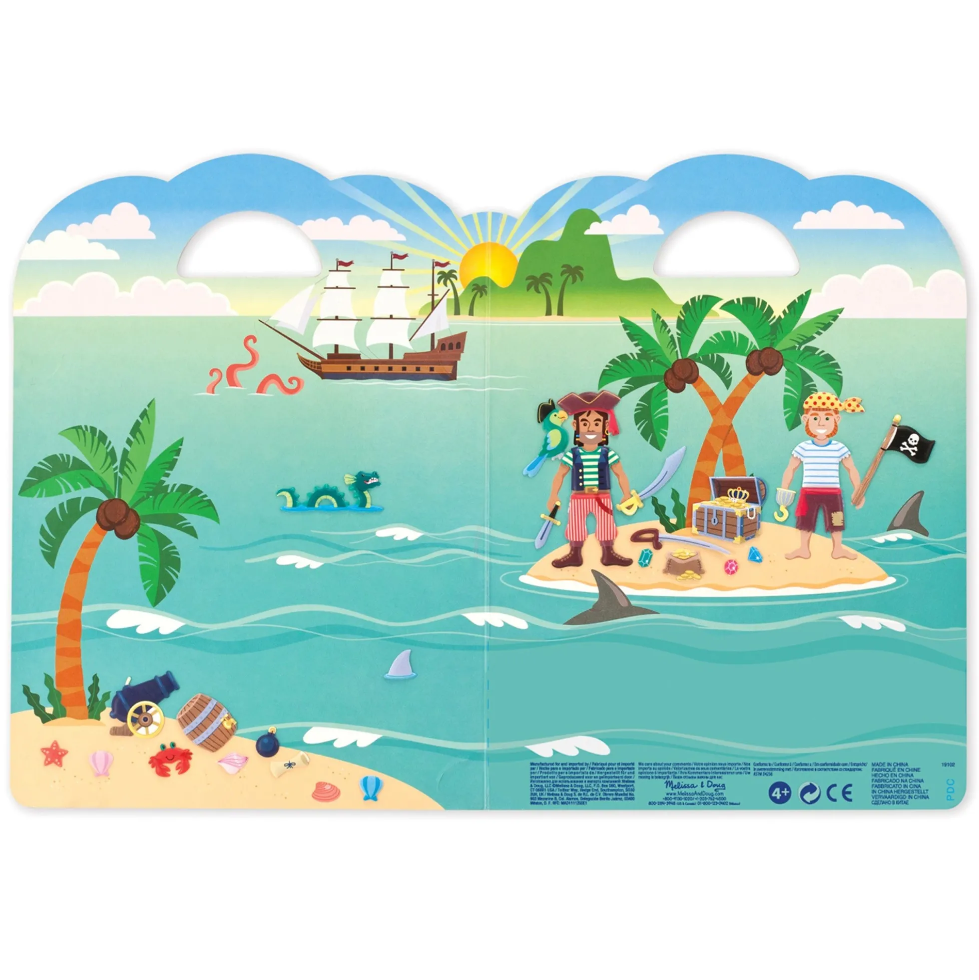 Puffy Sticker Play Set - Pirate