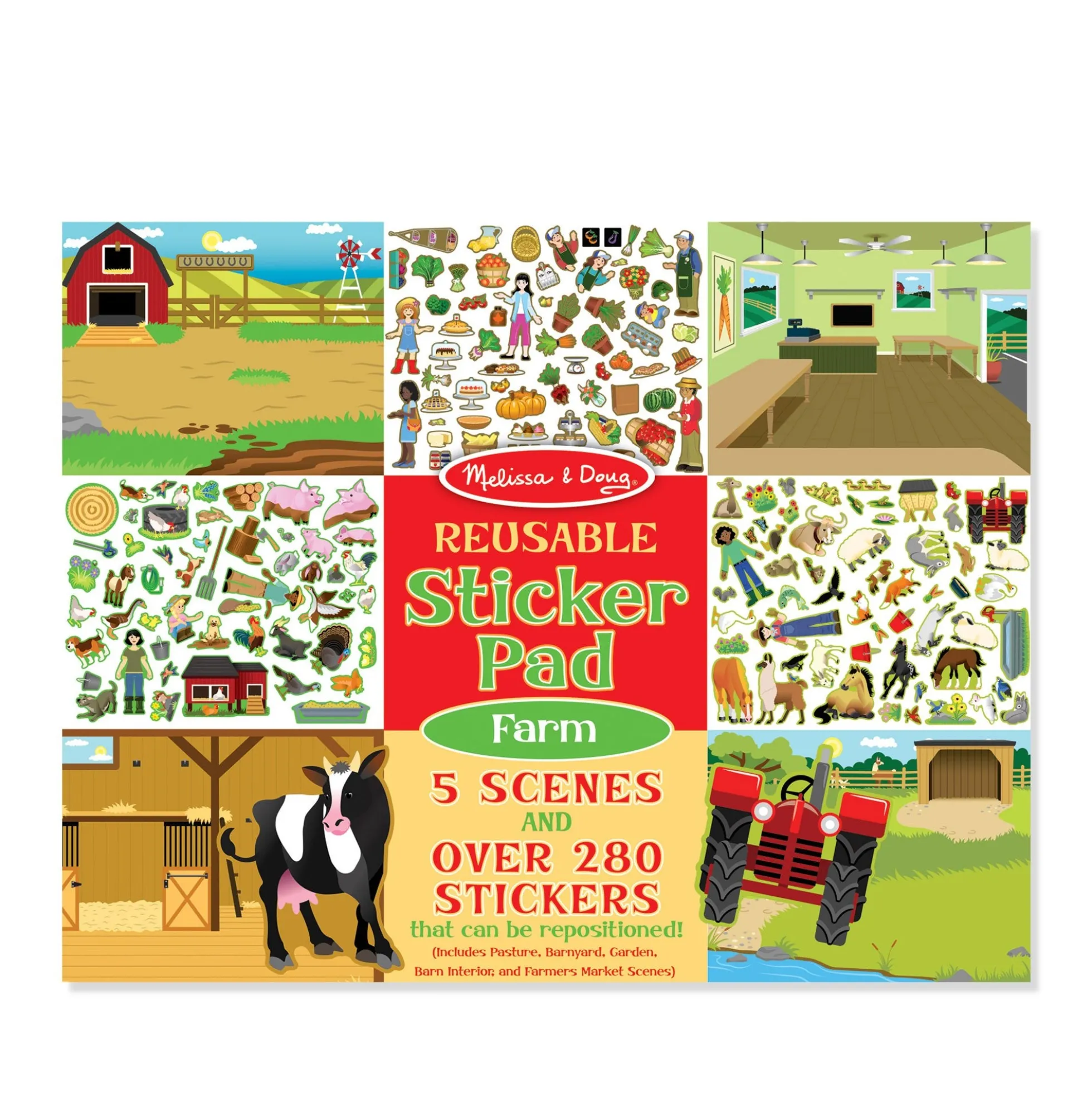 Reusable Sticker Pad - Farm