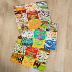 Reusable Sticker Pad 3-Pack: Jungle, Farm, Under the Sea