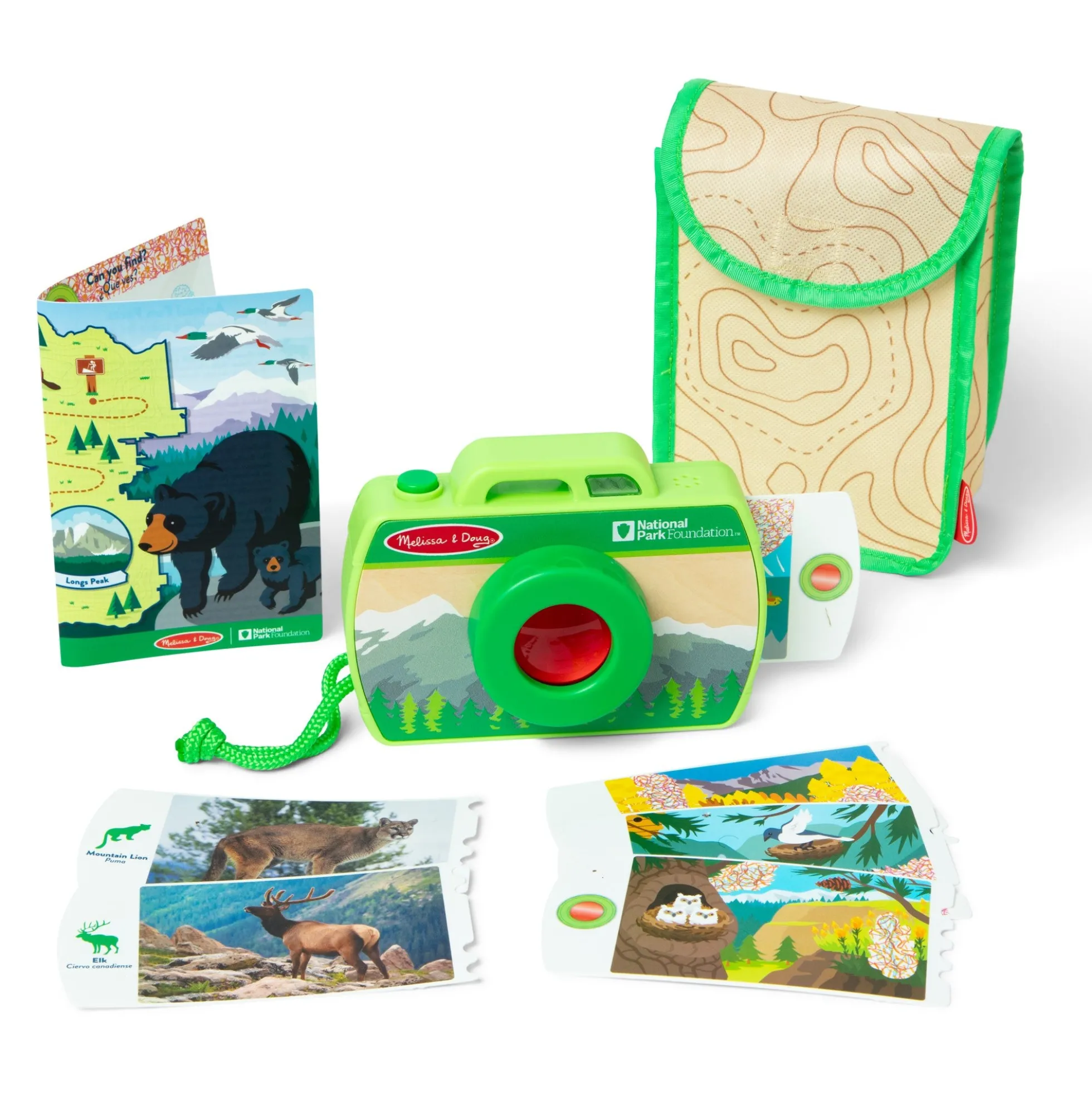 Rocky Mountain National Park Sights & Sounds Wooden Toy Camera Play Set