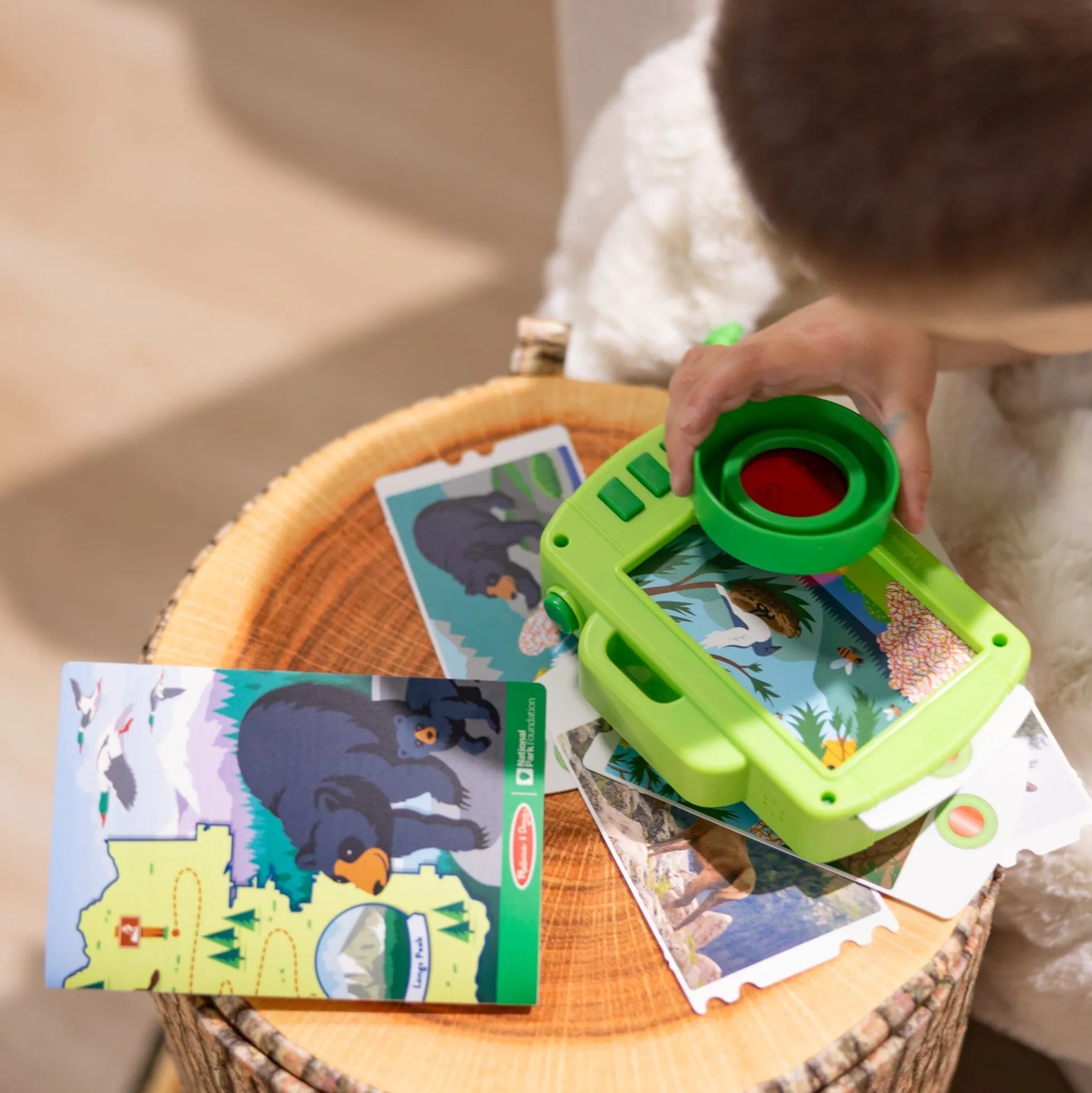 Rocky Mountain National Park Sights & Sounds Wooden Toy Camera Play Set