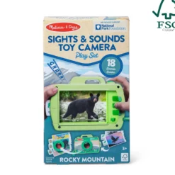 Rocky Mountain National Park Sights & Sounds Wooden Toy Camera Play Set