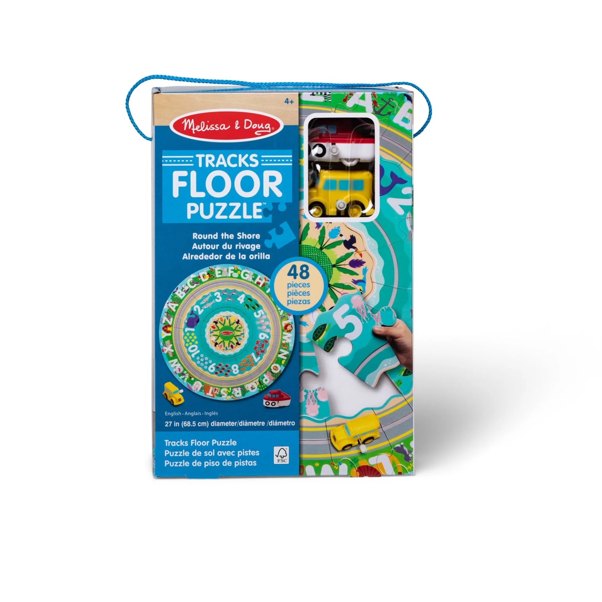 Round the Shore Tracks Floor Puzzle – 48 Pieces
