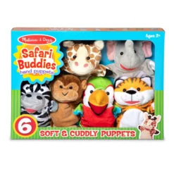Safari Buddies Hand Puppets
