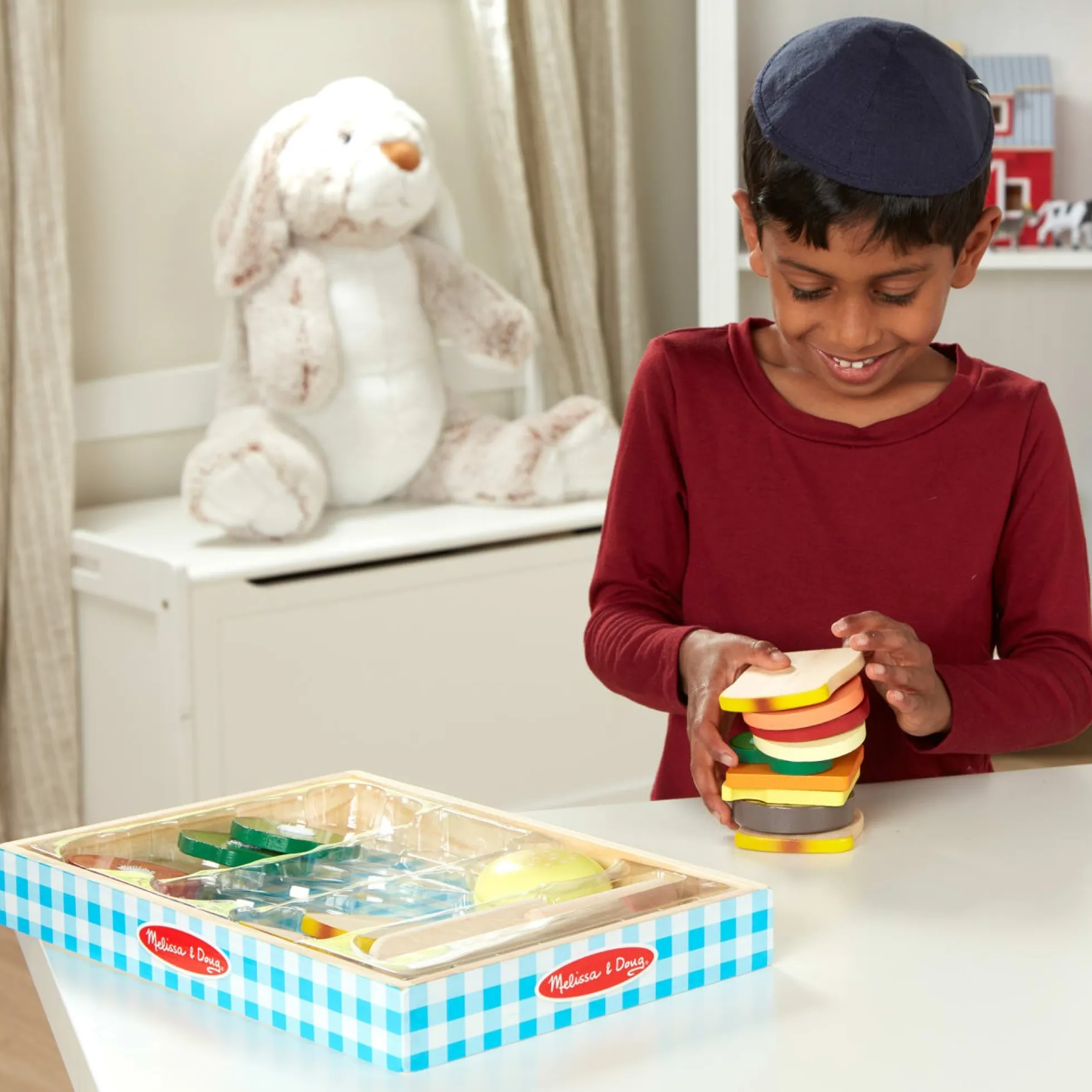 Sandwich Making Set - Wooden Play Food