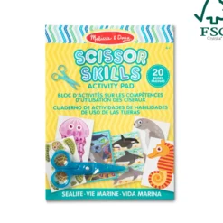 Sea Life Scissor Skills Activity Pad