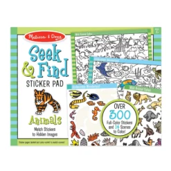 Seek & Find Sticker Pad – Animals