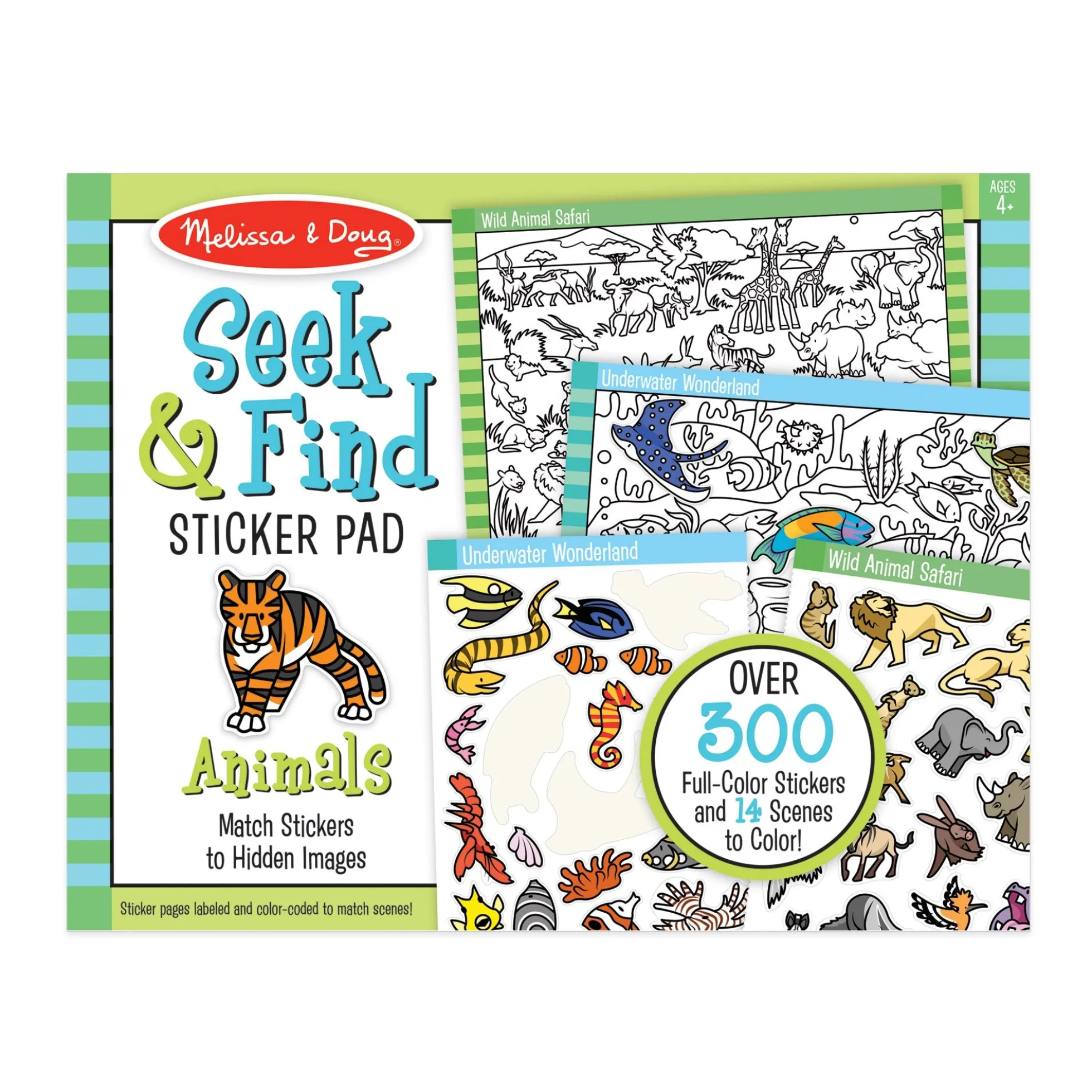 Seek & Find Sticker Pad – Animals