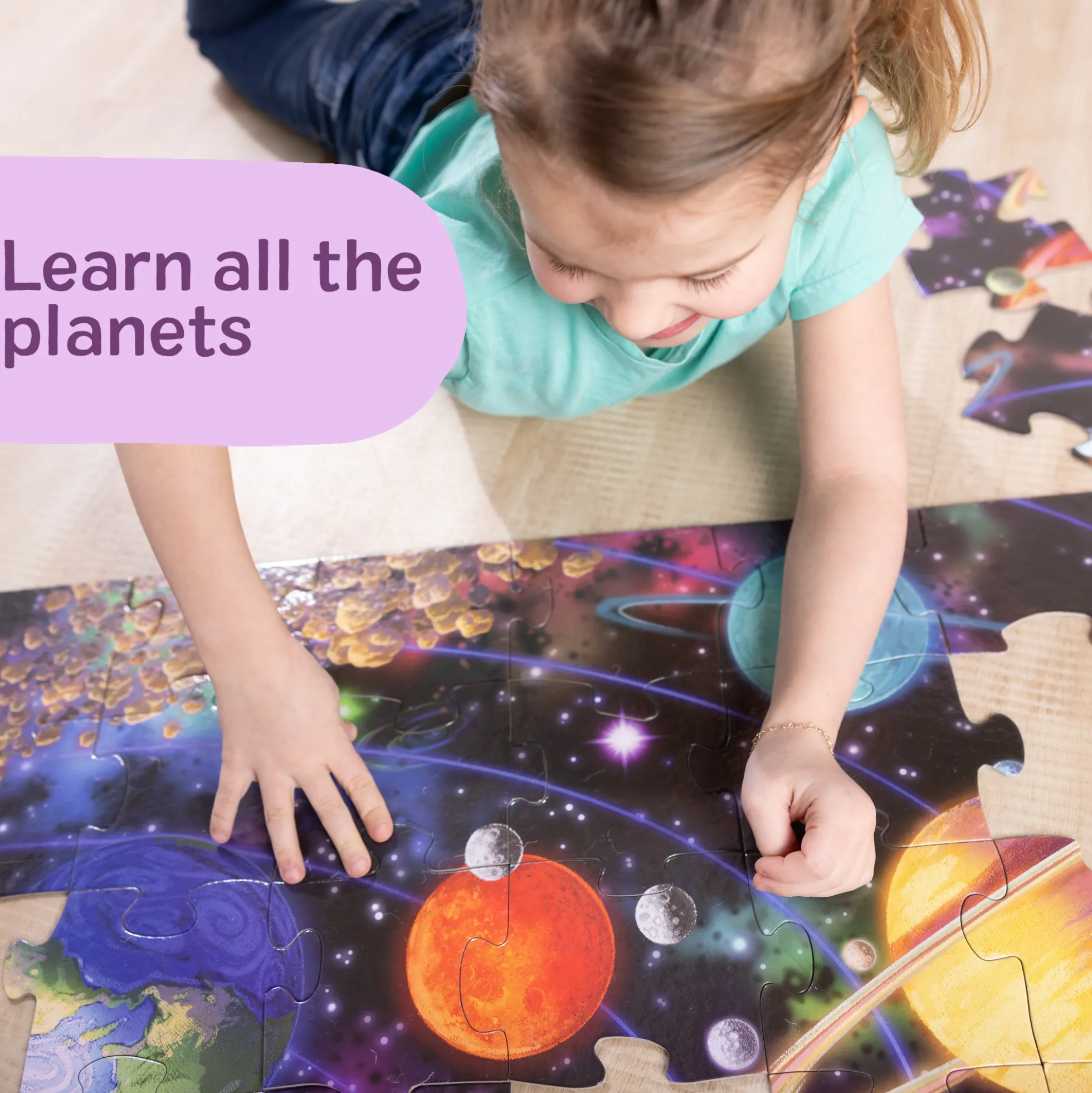 Solar System Floor Puzzle - 48 Pieces