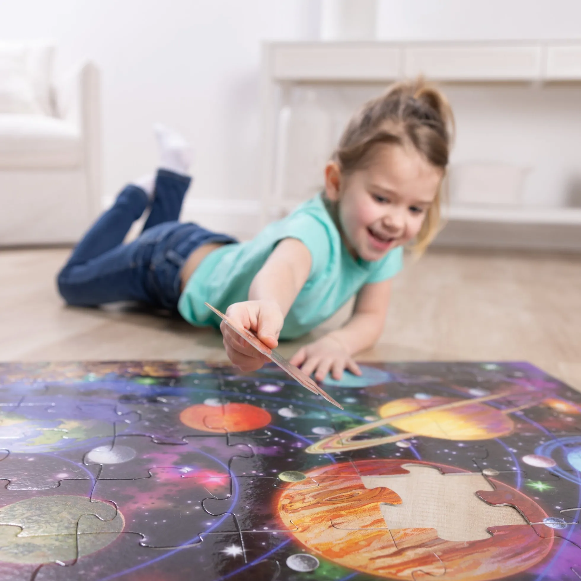 Solar System Floor Puzzle - 48 Pieces