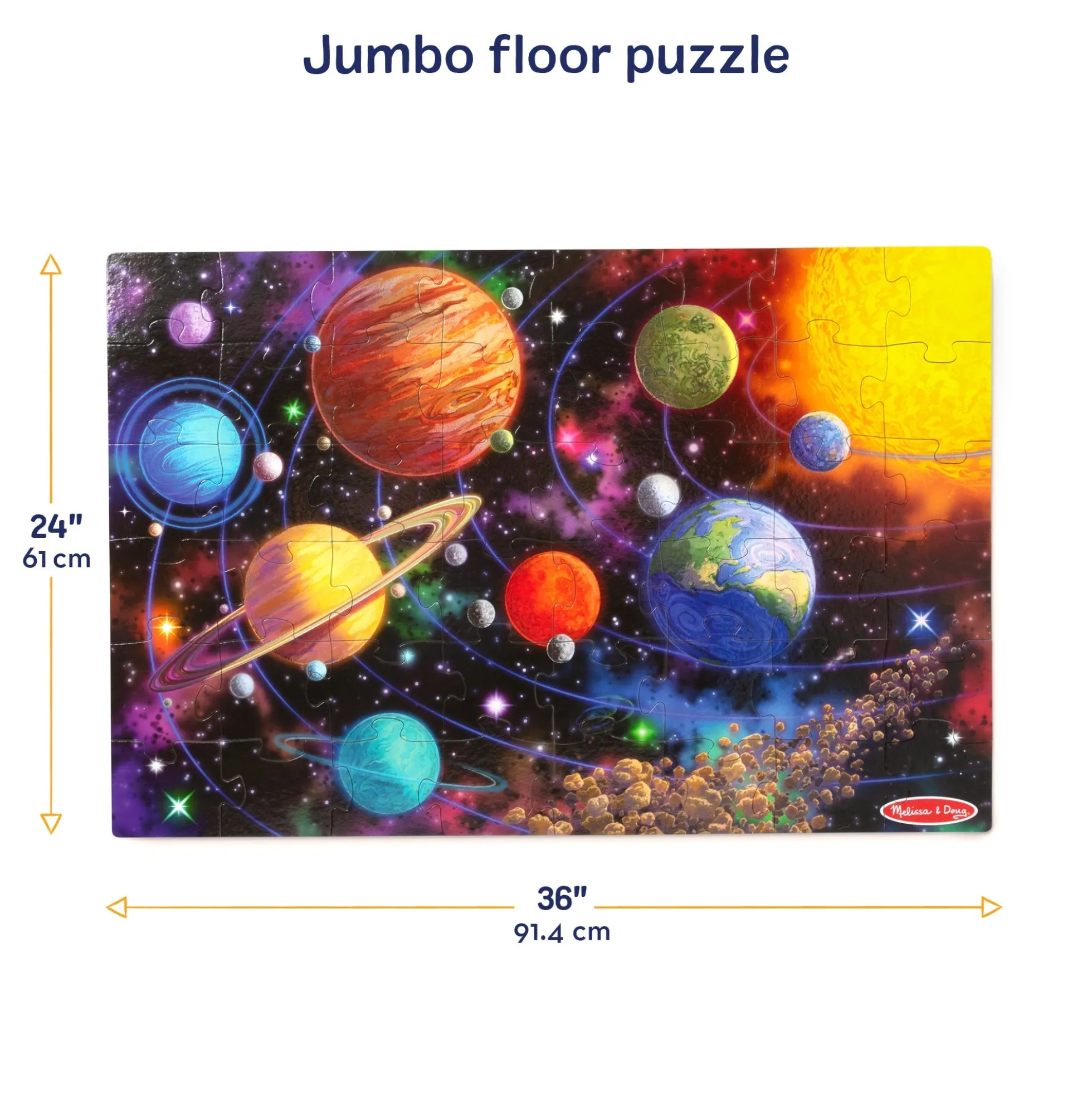 Solar System Floor Puzzle - 48 Pieces