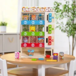 Sort, Stock, Select Wooden Vending Machine Play Set