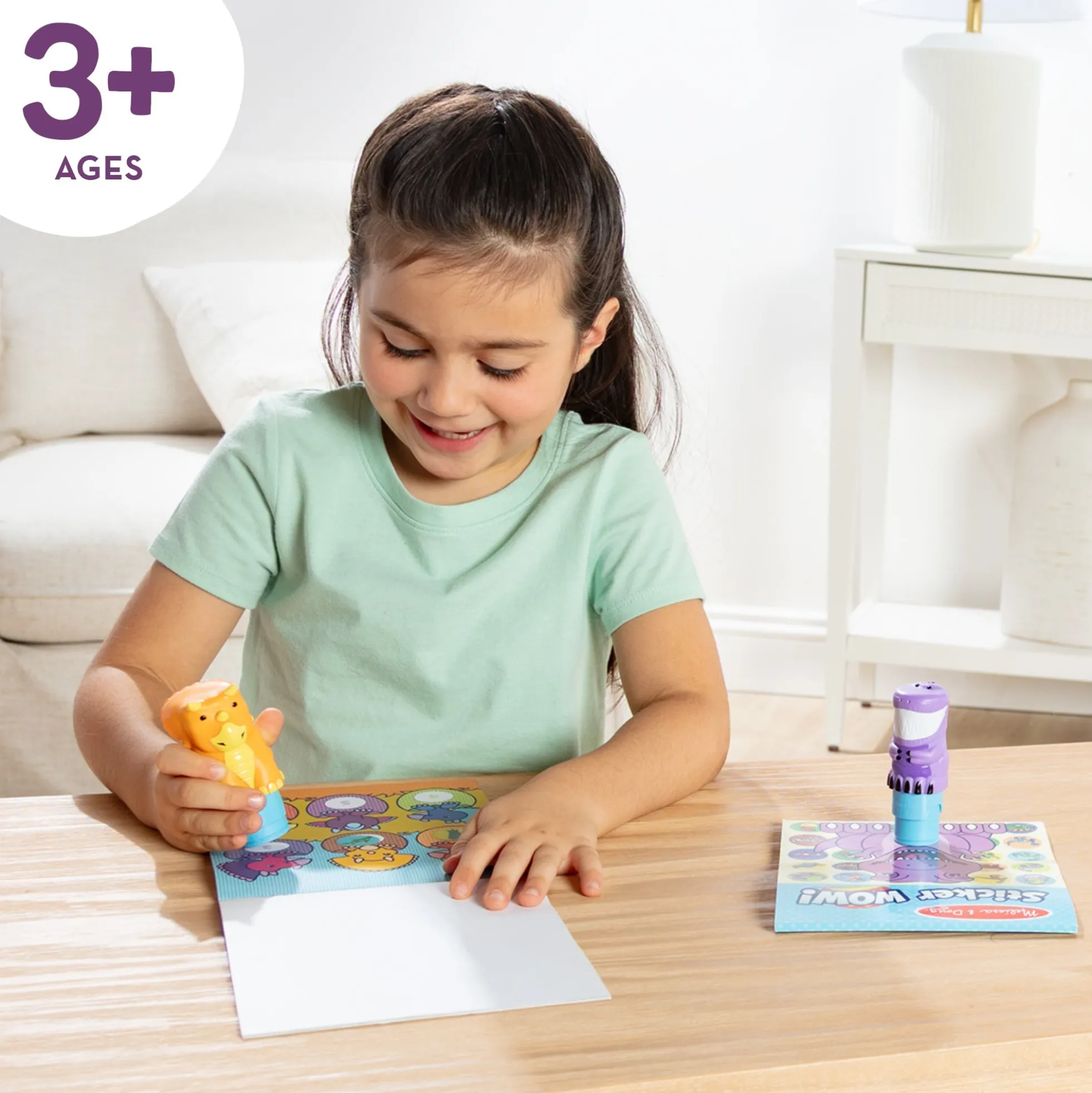 Sticker WOW!™ Activity Pad & Sticker Stamper Value Pack - Dinosaur