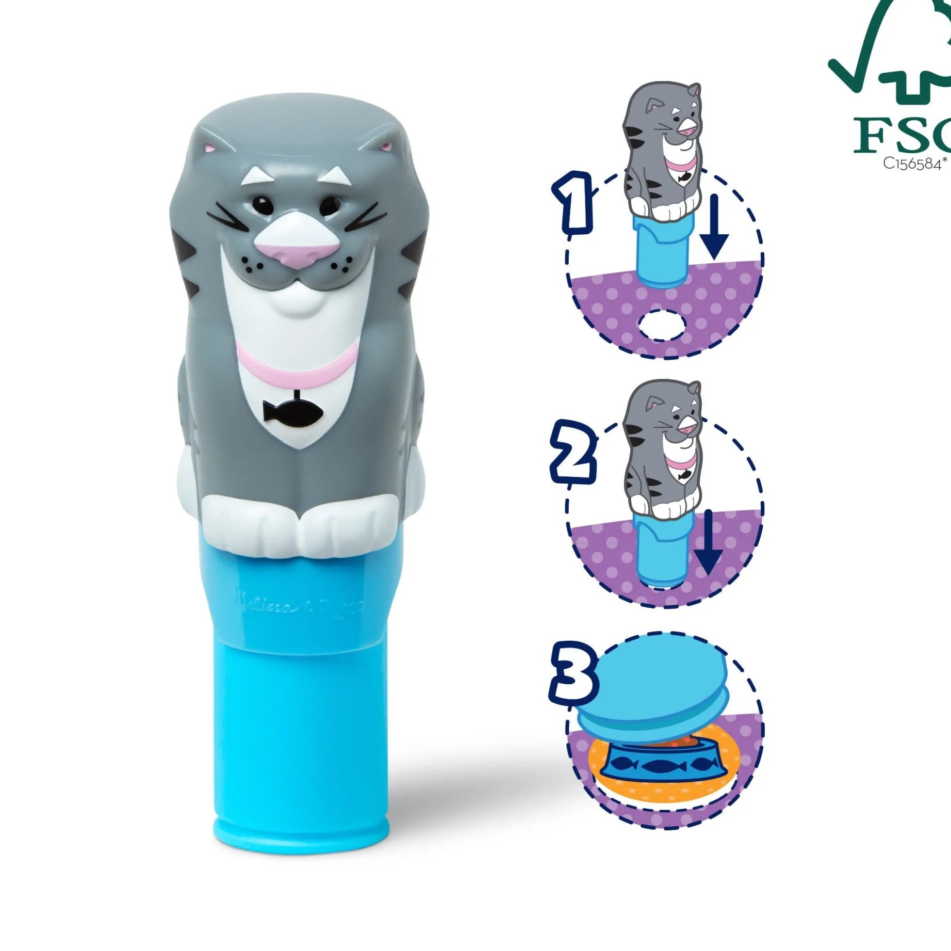 Sticker WOW!™ Activity Pad & Sticker Stamper - Cat