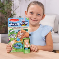 Sticker WOW!™ Bunny Bundle: Activity Pad & Sticker Stamper + Mini Activity Pad and 200 Refill Stickers