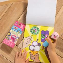 Sticker WOW!™ Ice Cream Bundle: Activity Pad & Sticker Stamper + Mini Activity Pad and 200 Refill Stickers