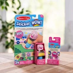 Sticker WOW!™ Ice Cream Bundle: Activity Pad & Sticker Stamper + Mini Activity Pad and 200 Refill Stickers