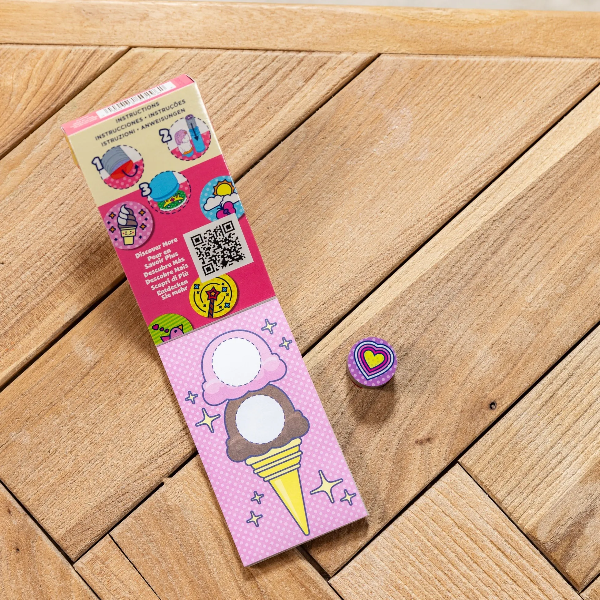 Sticker WOW!® Mini Activity Pad & Refill Stickers - Favorite Things (200+ Stickers, Stamper Not Included)