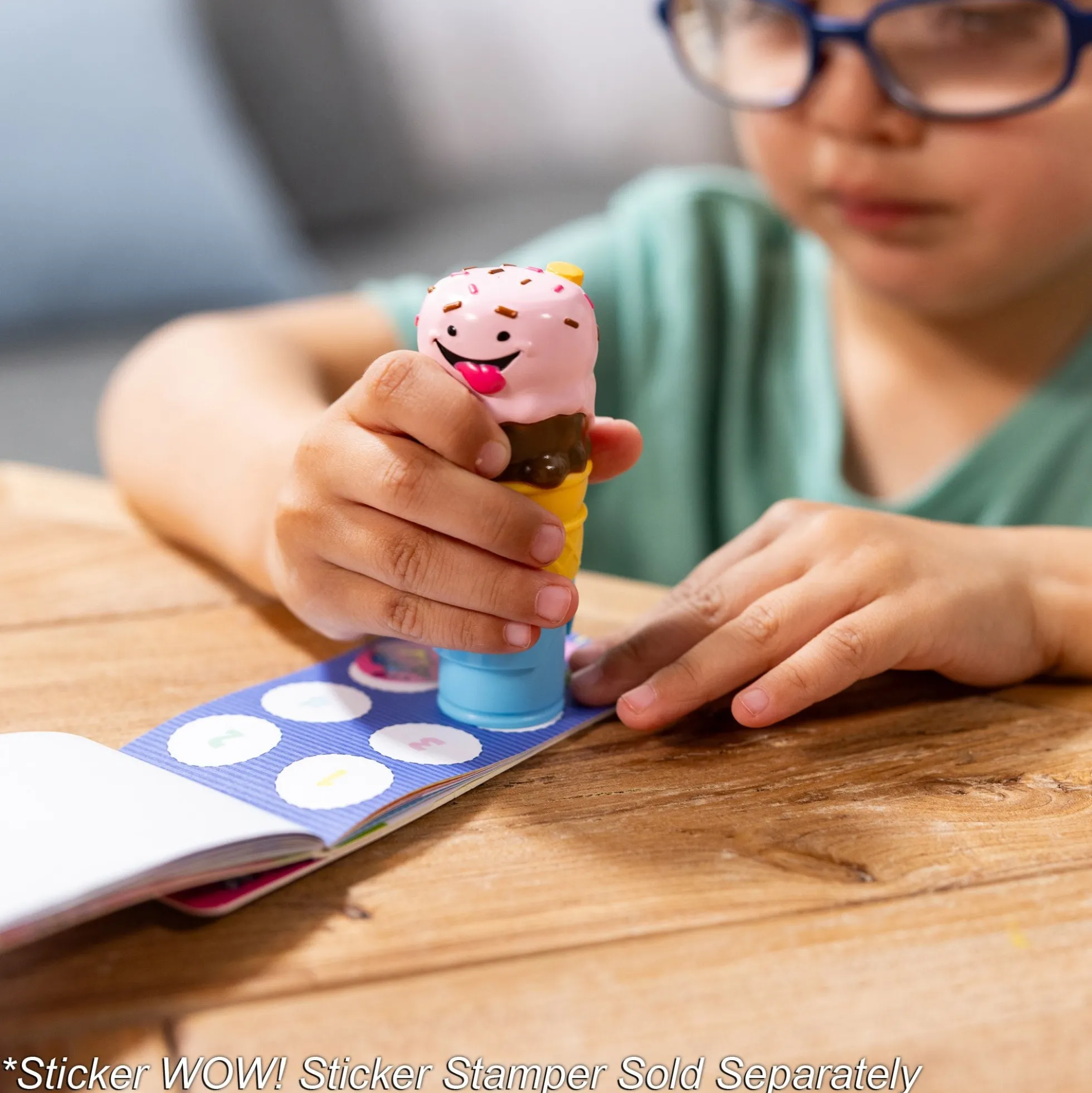 Sticker WOW!® Mini Activity Pad & Refill Stickers - Favorite Things (200+ Stickers, Stamper Not Included)