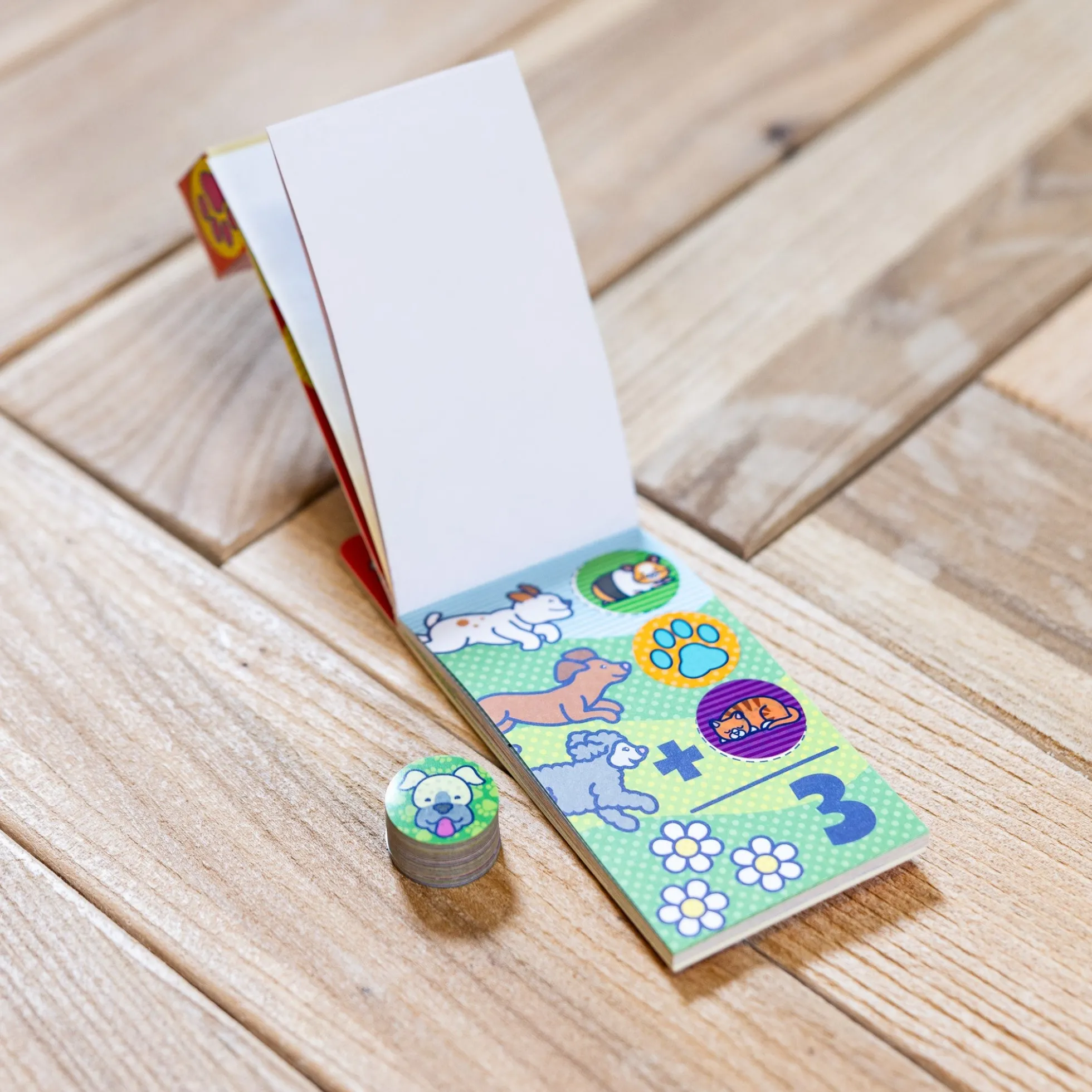 Sticker WOW!® Mini Activity Pad & Refill Stickers - Pets (200+ Stickers, Stamper Not Included)
