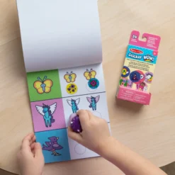 Sticker WOW!™ Purple Unicorn Bundle: Activity Pad & Sticker Stamper + Mini Activity Pad and 200 Refill Stickers