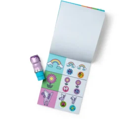 Sticker WOW!™ Purple Unicorn Bundle: Activity Pad & Sticker Stamper + Mini Activity Pad and 200 Refill Stickers