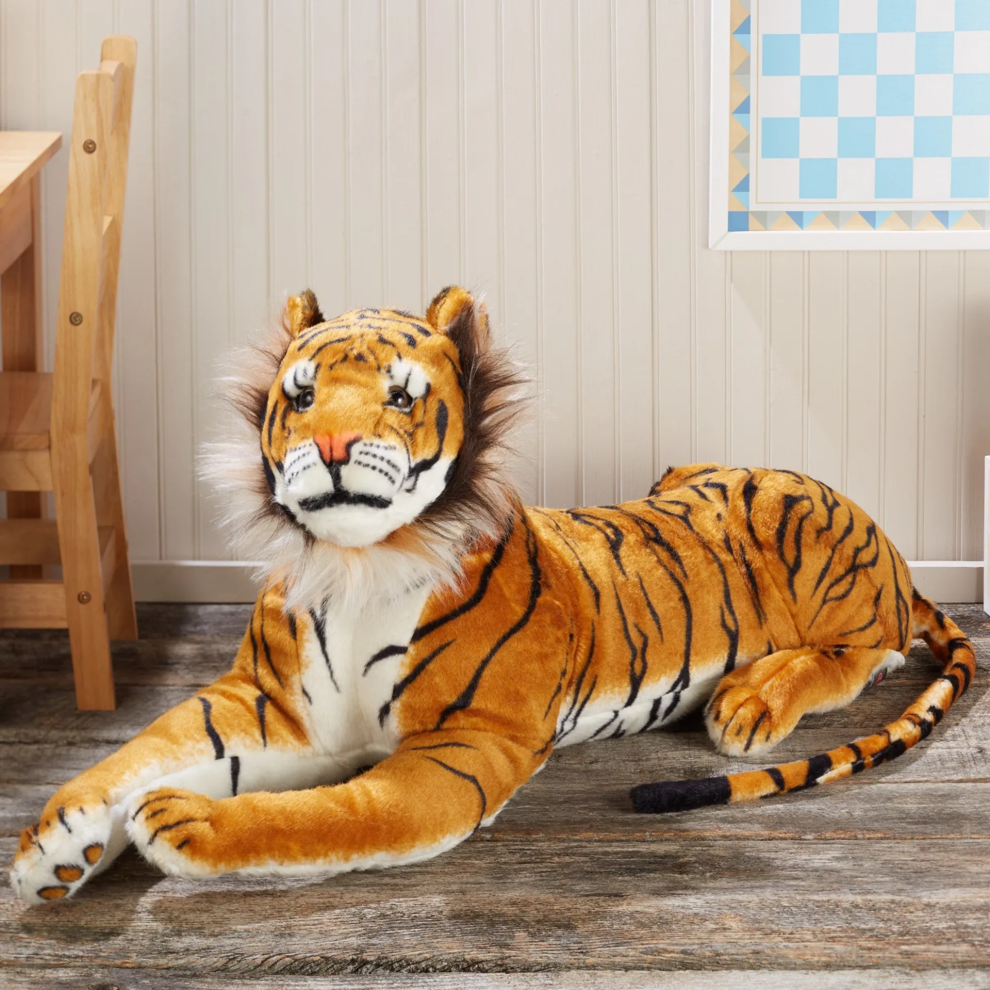 Tiger Lifelike Plush Stuffed Animal