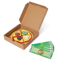 Top & Bake Pizza Counter - Wooden Play Food