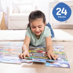 Traffic Jam Floor Puzzle - 24 Pieces