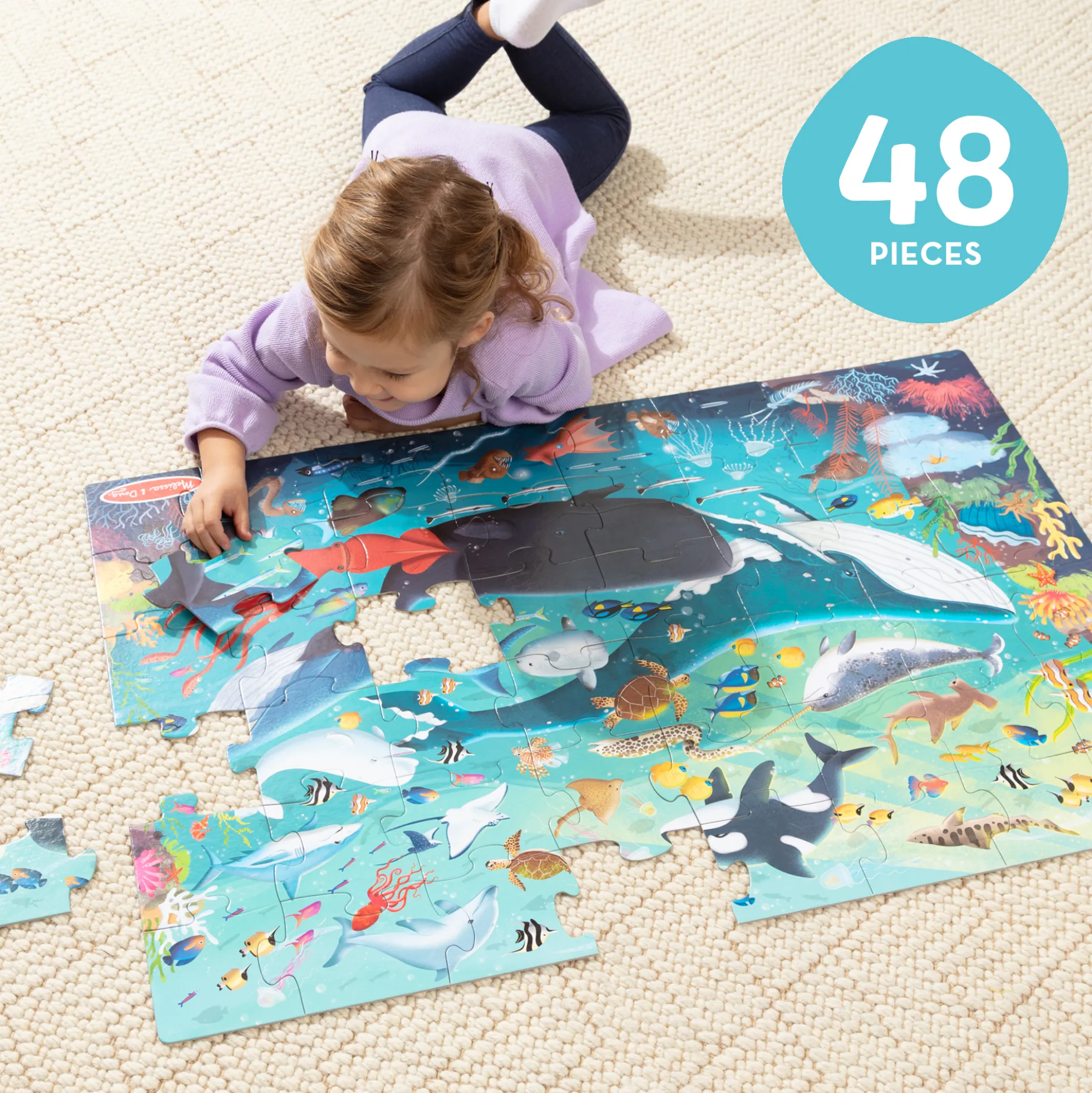 Underwater Floor Puzzle - 48 Pieces