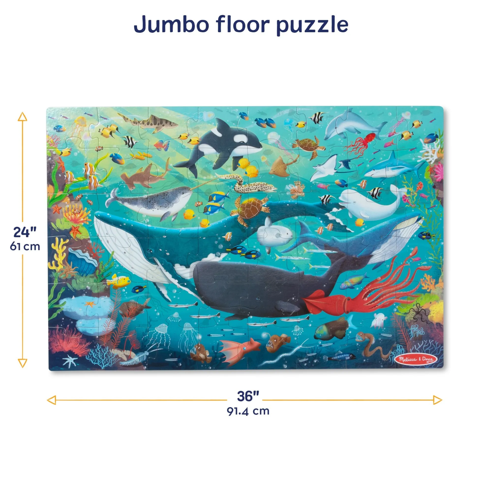 Underwater Floor Puzzle - 48 Pieces