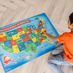 USA Map Floor Puzzle - 51 Pieces