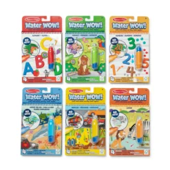 Water WOW! 6-Pack – Animals, Vehicles, Alphabet, Numbers, Safari, Under the Sea
