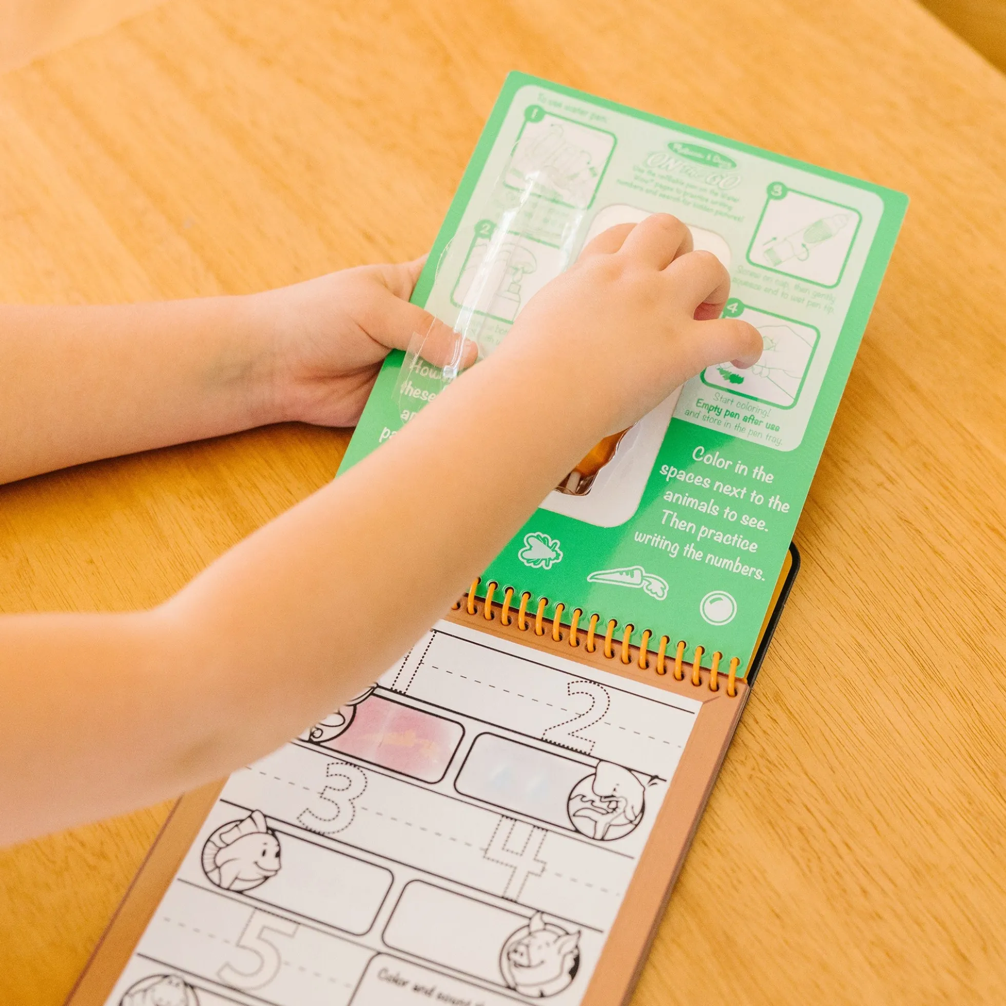 Water Wow! Water-Reveal Activity Pad - Numbers