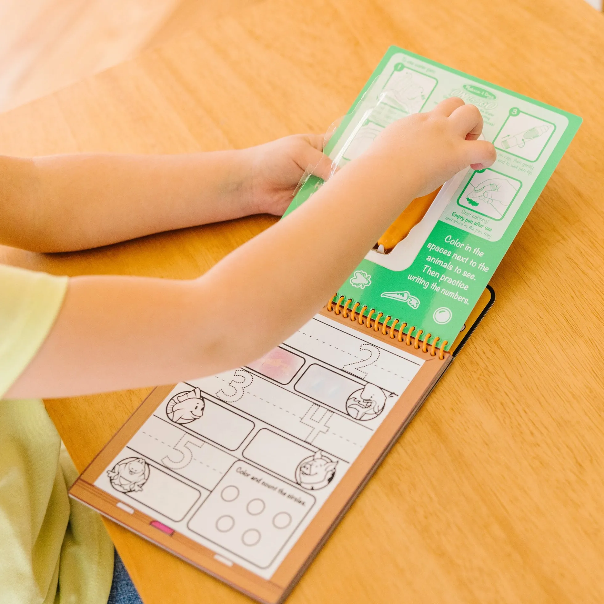 Water Wow! Water-Reveal Activity Pad - Numbers